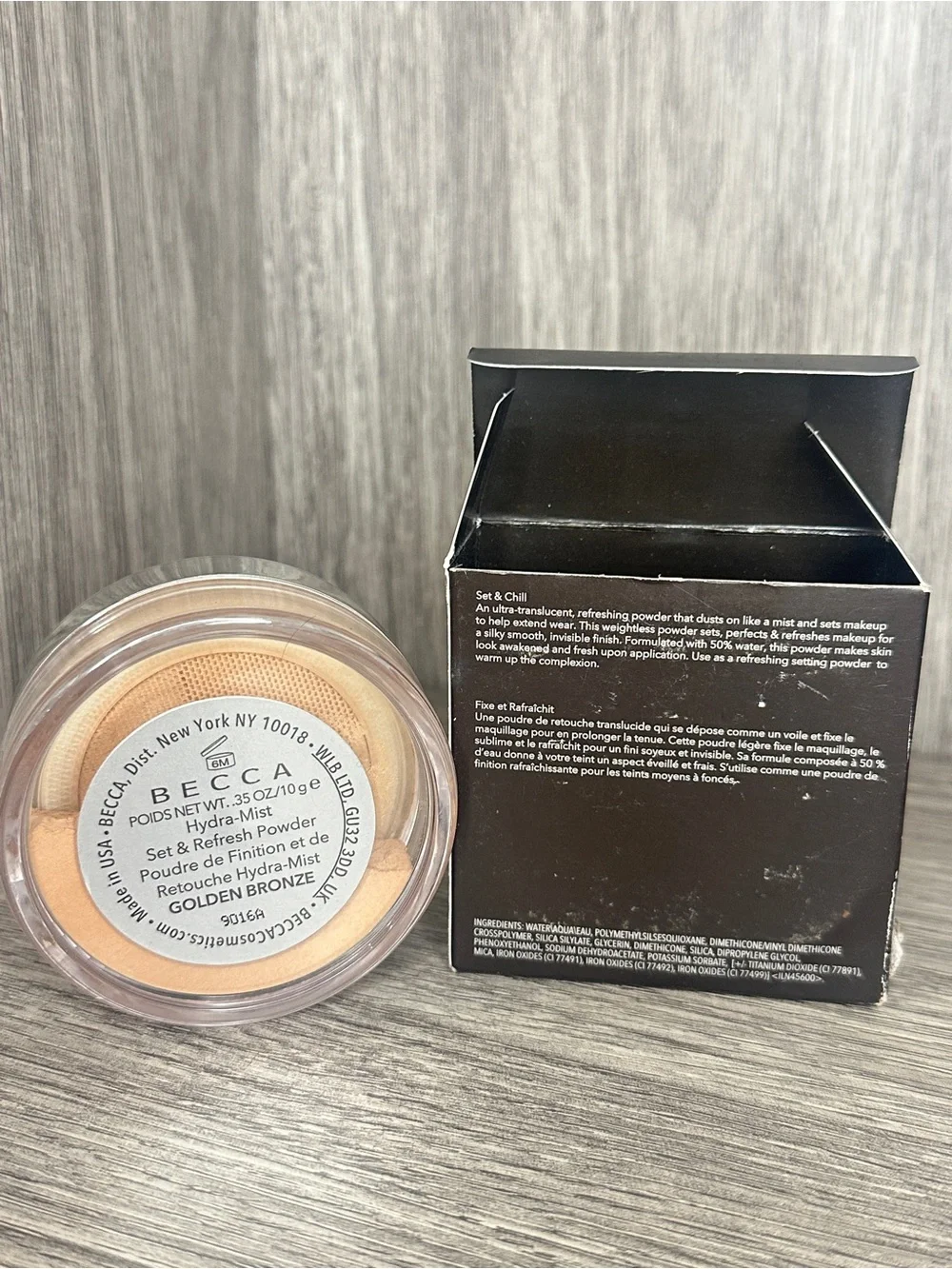 BECCA Hydra-Mist Set & Refresh Powder - Golden Bronze